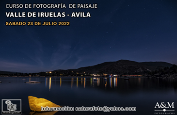 Curso de Fotografía de Paisajes en El Valle de Iruelas (Avila)